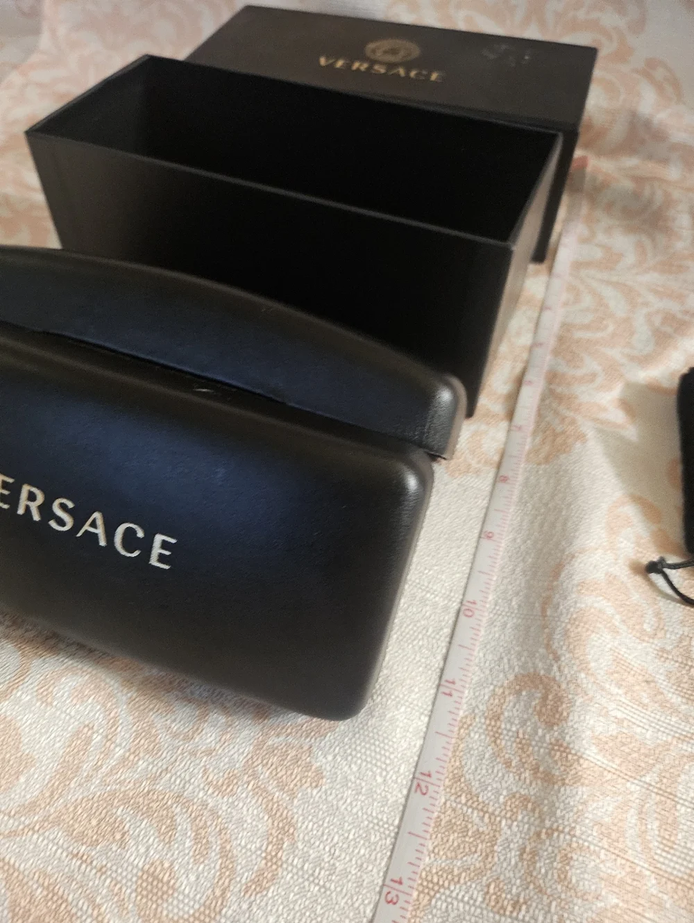 Authentic Versace Sunglass Eyeglass Case Box Dust Cloth W/unbranded Glasses Set - Picture 5 of 15